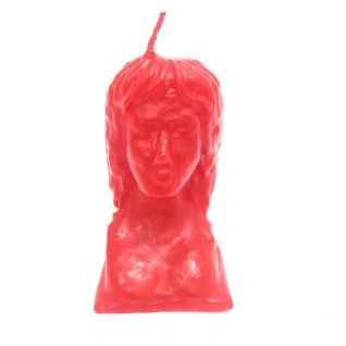Figura Cabeza Mujer ROJO